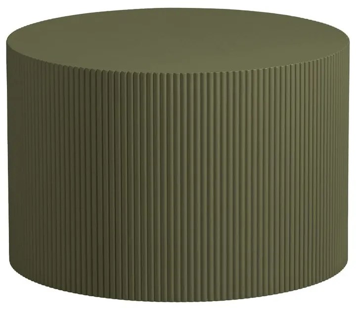 Кръгла масичка за кафе в цвят каки ø 60 cm Sanne - WOOOD