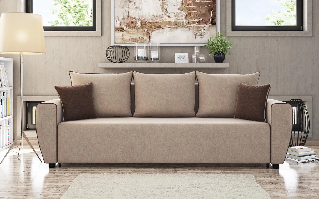 Разтегателно канапе тройка Орхидея