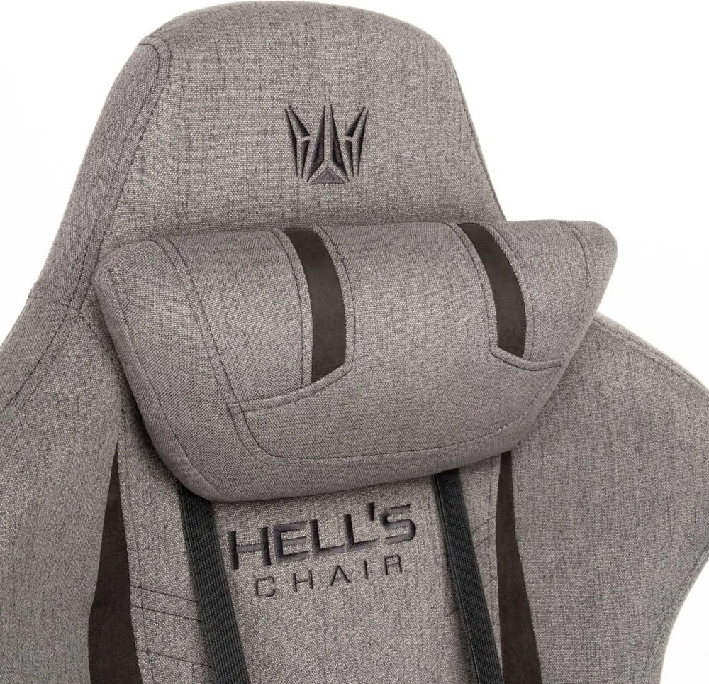 Ергономичен геймърски стол HC-1013 - сиво покритие от висококачествен плат