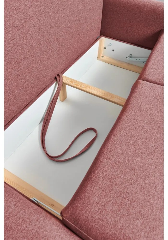 Розов променлив диван ъглов диван Pop - Bonami Selection