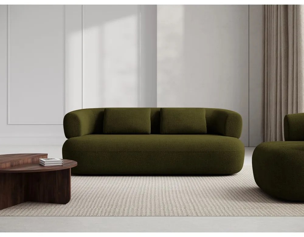 Зелен диван от букле 178 cm Jenny – Micadoni Home