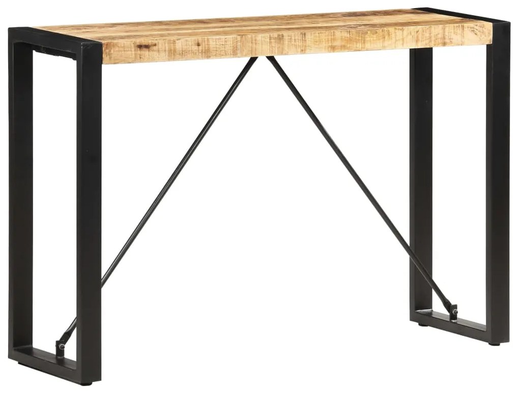 285945 vidaXL Конзолна маса, 110x35x76 см, мангово дърво масив
