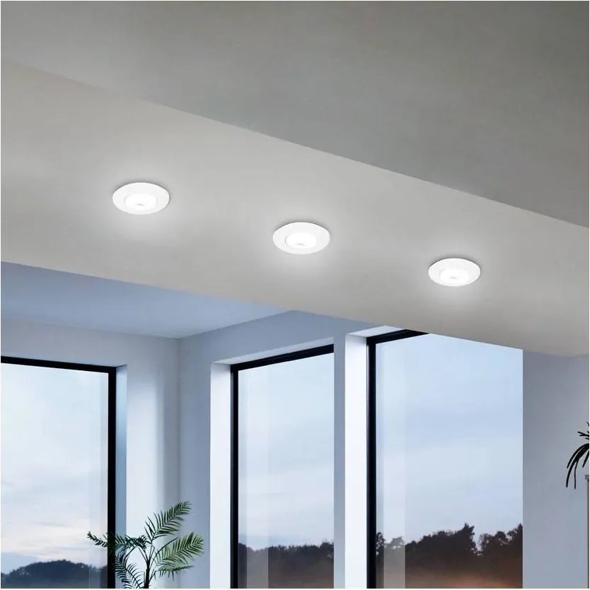 Eglo 902286 - Комплект 3x LED RGBW димируемо вградено осветително тяло SALICETO-Z LED/4,7W/230V в бял цвят