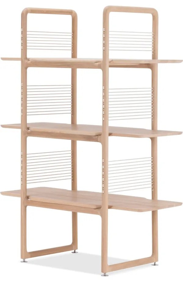 Библиотека за книги от масивна дъбова дървесина , височина 140 cm Muse - Gazzda