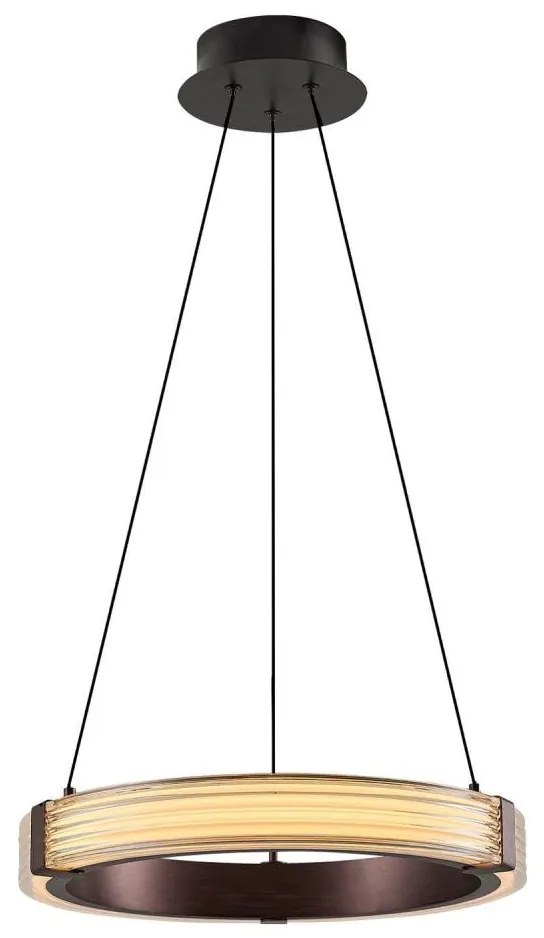 LED люстра на кабел JESI LED/2W/230V 3000K кафява