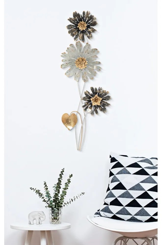 Декорация за стена в бяло и черно Simply - Mauro Ferretti