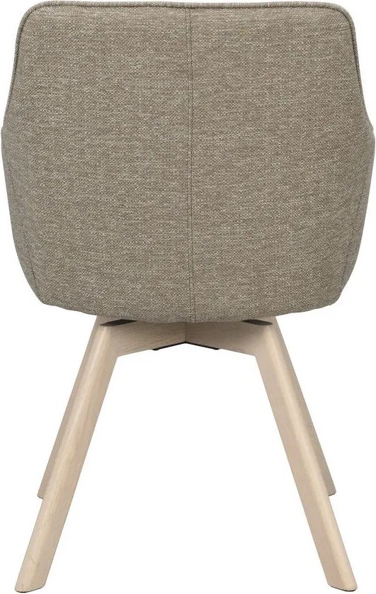 Бежови тапицирани трапезни столове в комплект 2 бр. Alison – Rowico