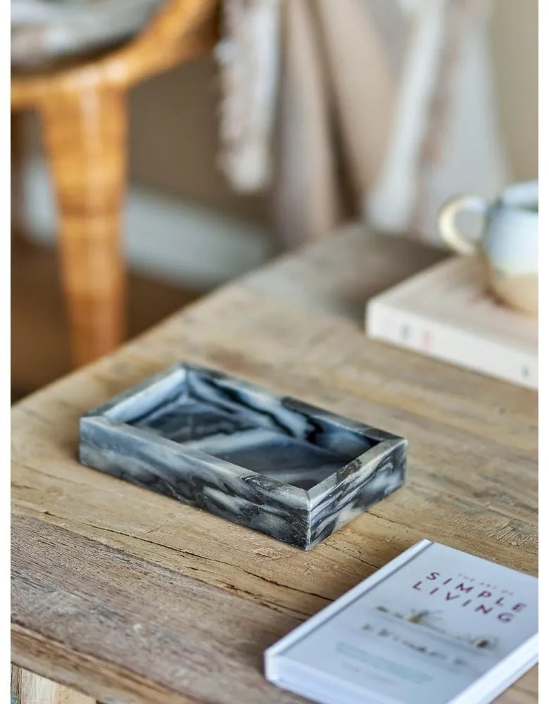 Мраморен декоративен поднос 10x17.5 cm Feliza – Bloomingville