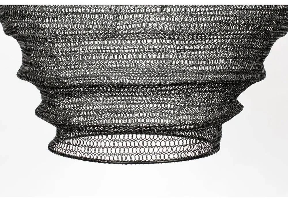 Черно висящо осветително тяло , ø 48 cm Lena - White Label