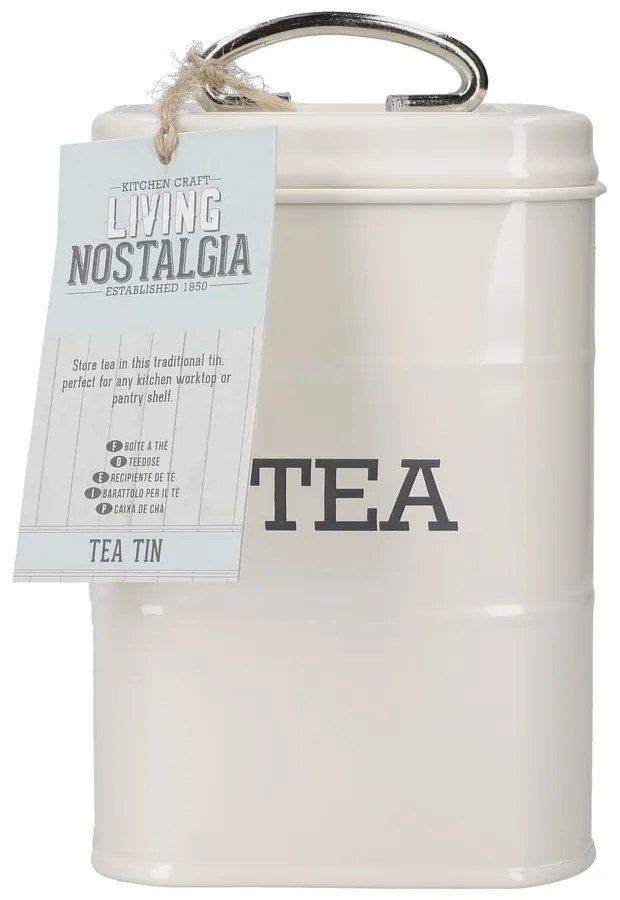 Стоманена кутия за чай Living Nostalgia – Kitchen Craft