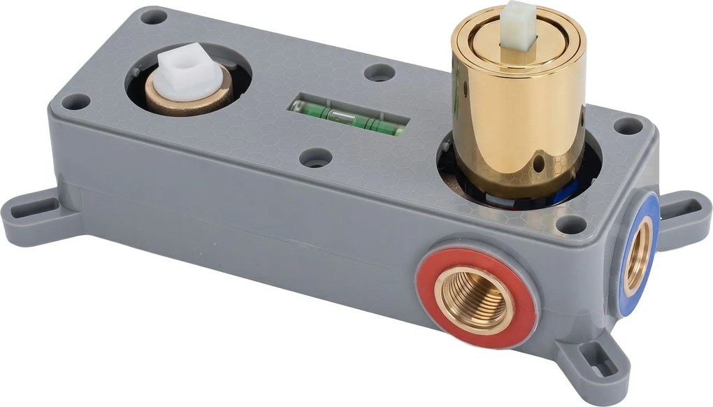 Смесител за мивка за вграждане REA VISION Gold + BOX