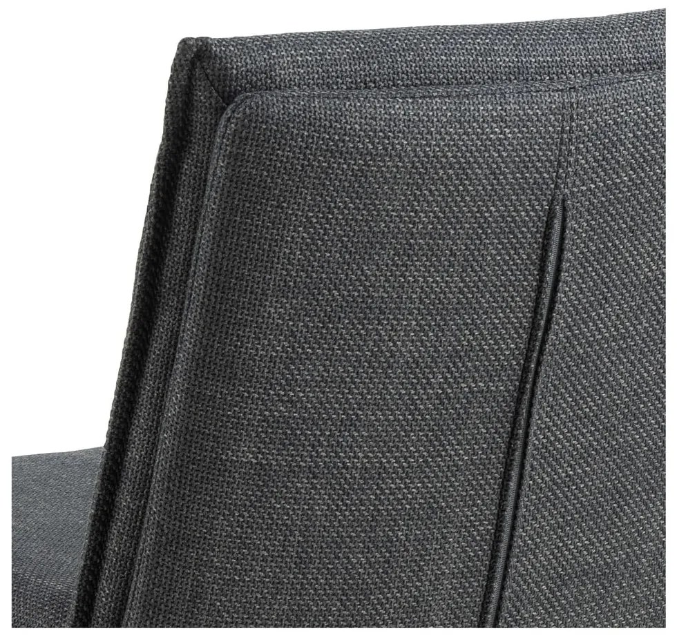 Тъмносив трапезен стол Flynn - Actona