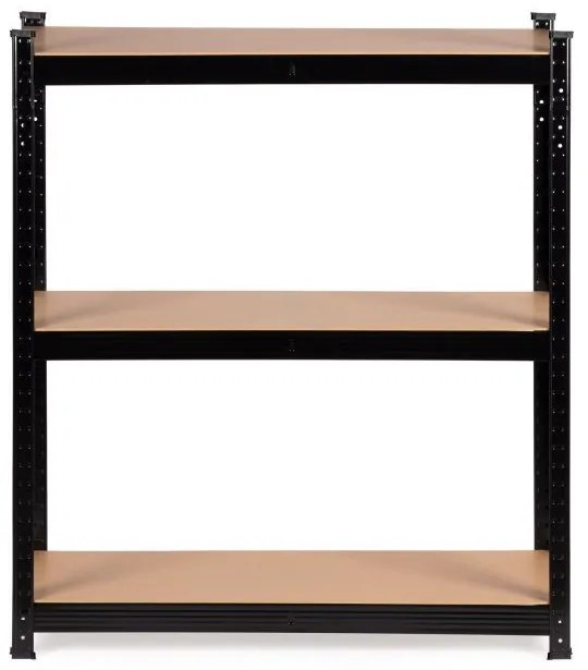 Черен рафт с 5 рафта Дълбочина 30см