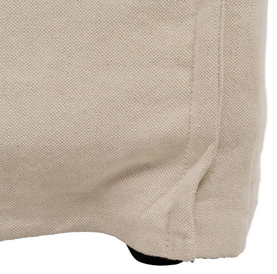 Кремав ленен диван 180 cm – Ixia