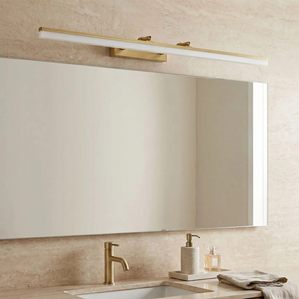 LED аплик за баня APP1877-1W 80cm BRUSH GOLD