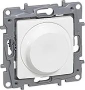 Legrand Димер ротативен R5-300W L5-300VA LED5-75W цвят Бял Niloe  - 764588