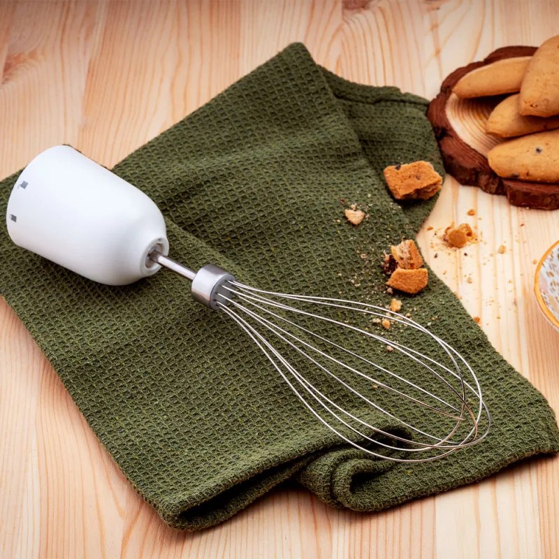 Пасатор, чопър и миксер 3в1 Oliver Voltz OV51112WSC, 800W, 700 мл, 2 скорости, Острие и приставка за разбъркване от неръждаема стомана, Бял