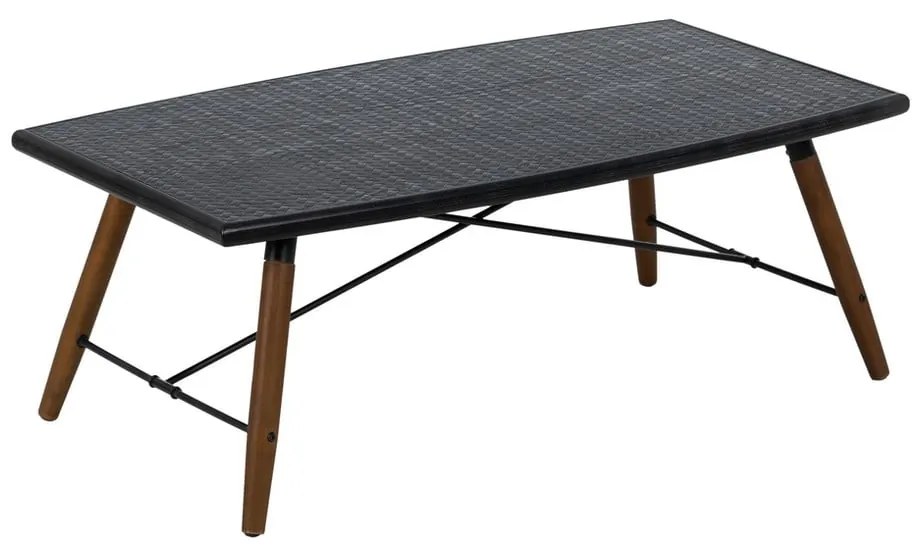 Черна метална масичка за кафе 60x109,5 cm Oslo – Ixia