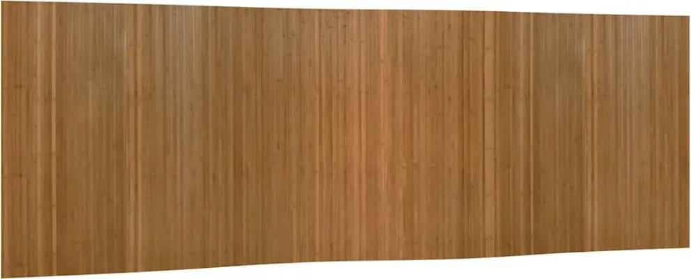 377006 vidaXL Преграда за стая, кафяв, ширина 600 см, височина 165 см, бамбук