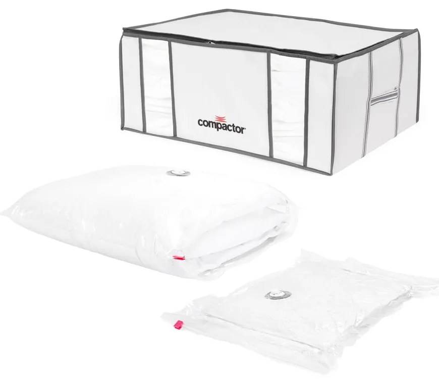 Вакуумна подсилена текстилна кутия за съхранение на дрехи 65x45x26,5 cm Life – Compactor