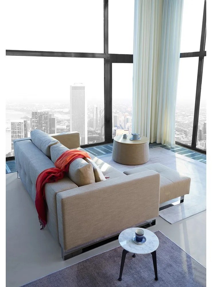 Бежов разтегателен диван Cassius - Innovation