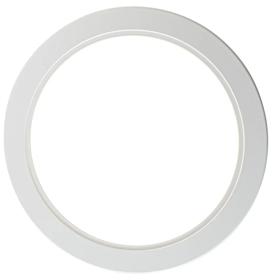 Комплект от 6 вградени прожектора бели 17см с регулируем LED Келвин - Стефани