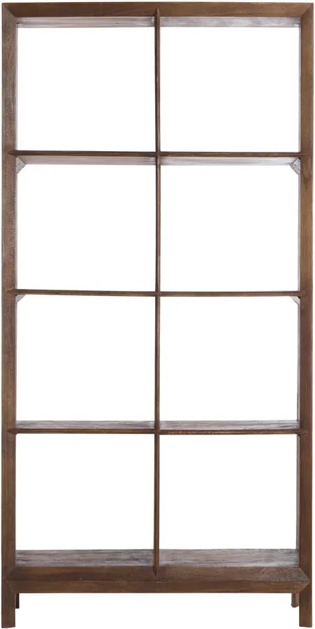 Библиотека от масивно манго в естествен цвят 95x190 cm Sondrio – Light &amp; Living