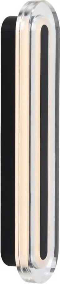 Nordlux - LED стенна лампа за баня CAVARA LED/11W/230V 3000/4000K IP44 черна