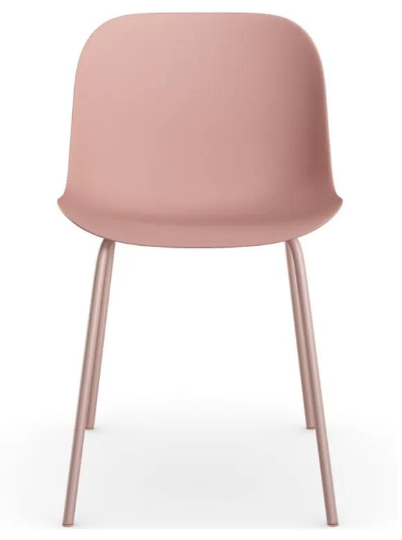 Комплект от 2 розови трапезни стола Ocean - Støraa