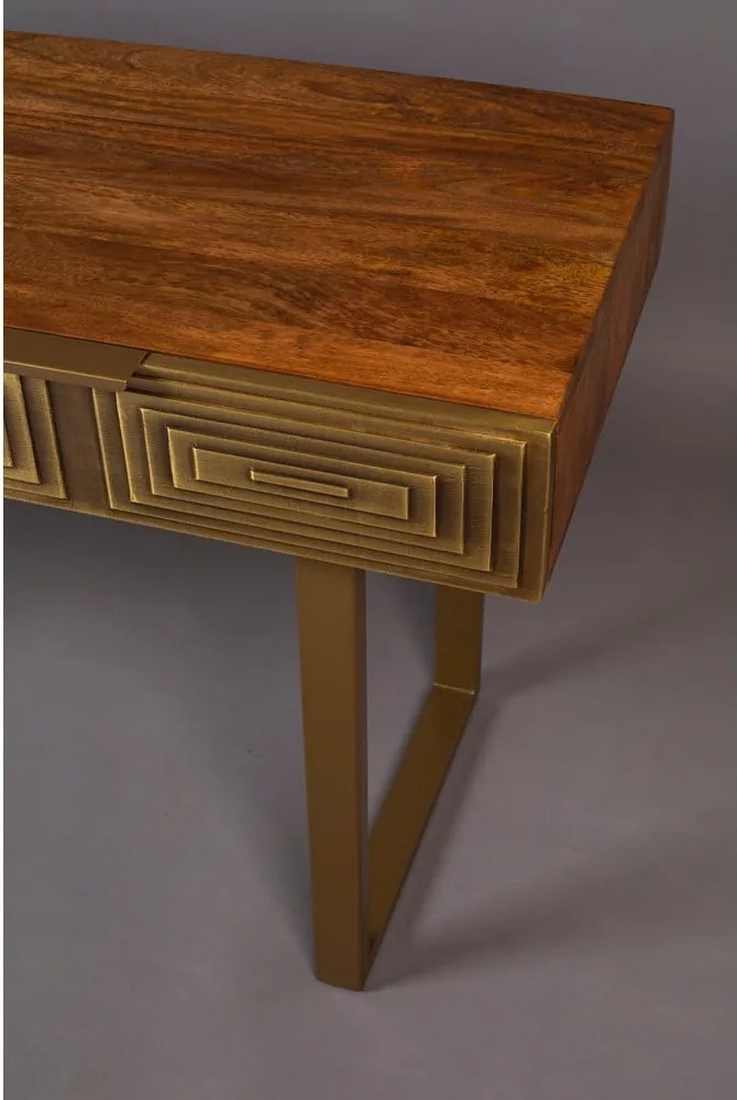 Конзолна маса с плот от мангово дърво, дължина 140 cm Volan - Dutchbone