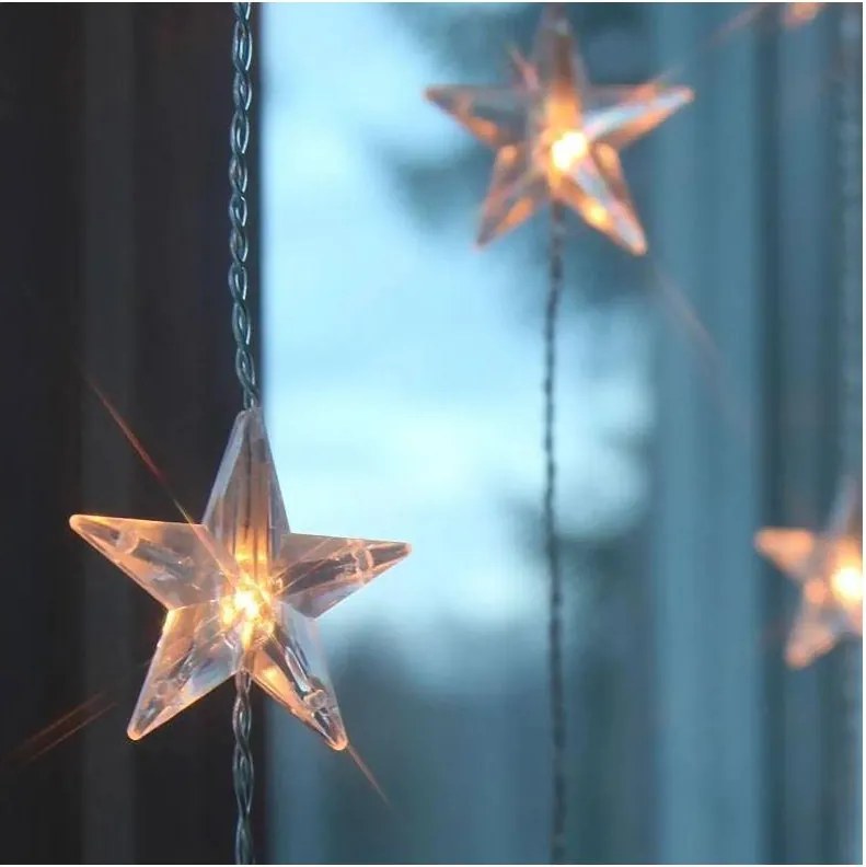 Eglo 410126 - LED гирлянд STAR 20xLED 1,8m топла бяла светлина