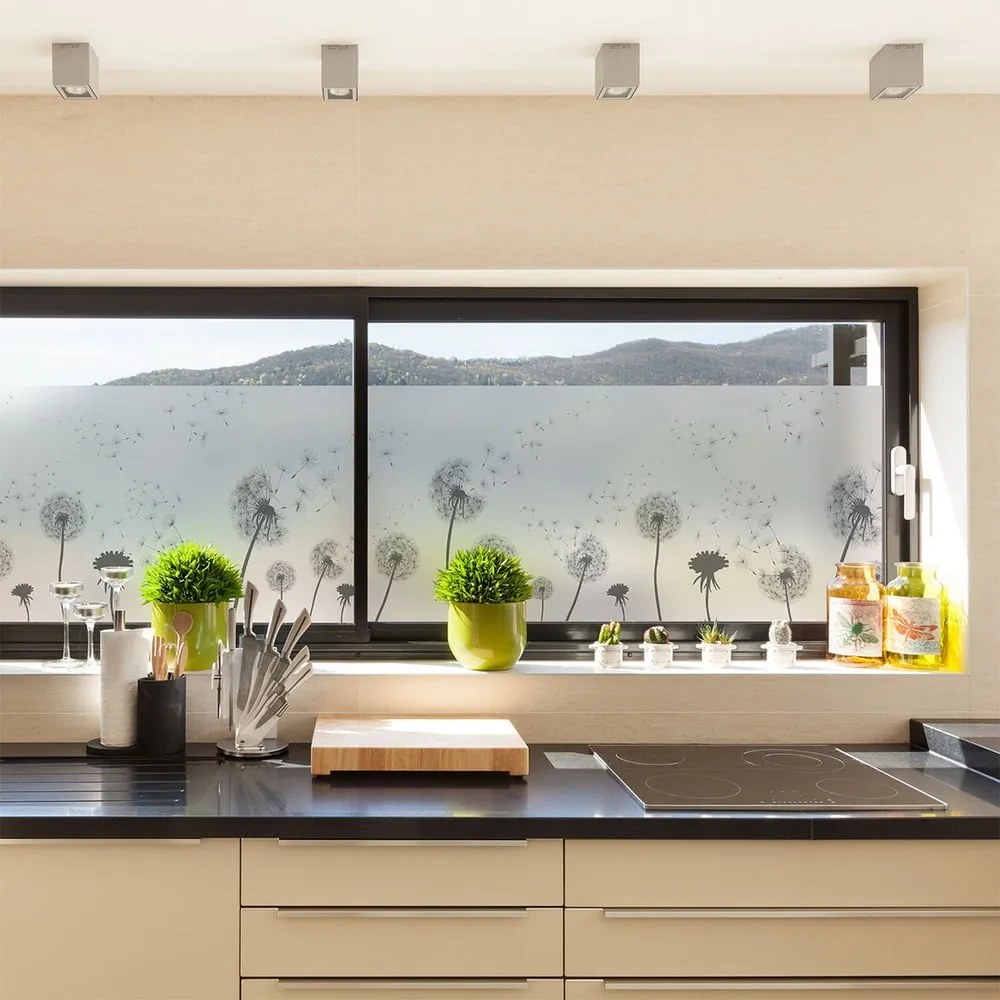 Стикер за прозорец 200x40 cm Dandelions - Ambiance