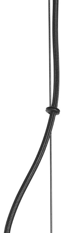 Модерна висяща лампа черна 8-светлина - Osprey