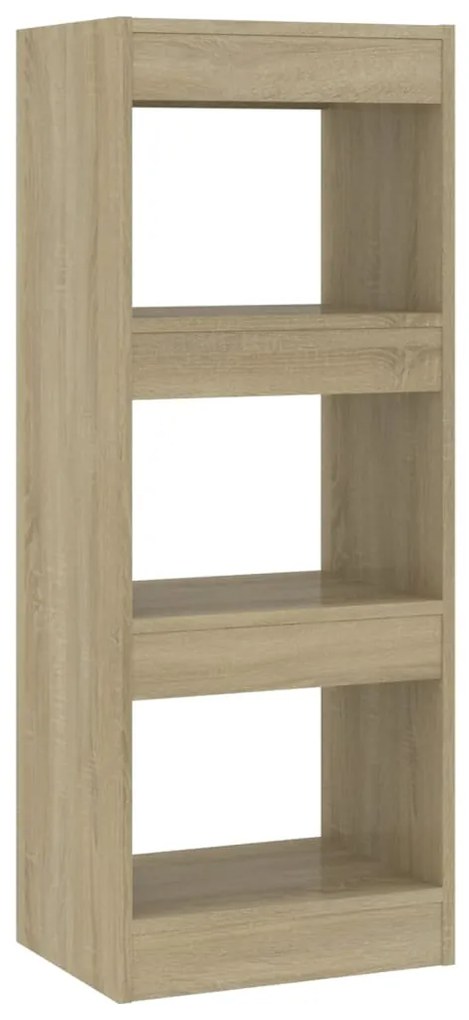 811613 vidaXL Шкаф разделител за стая дъб сонома 40x30x103 см инженерно дърво