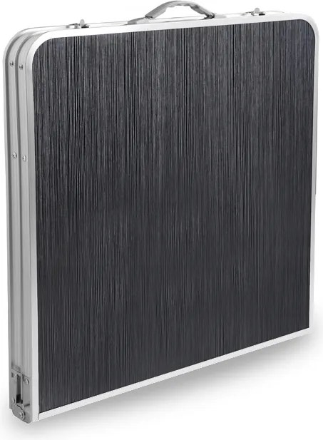 Сгъваема къмпинг маса със столове - туристически комплект за 4 души Кафяво