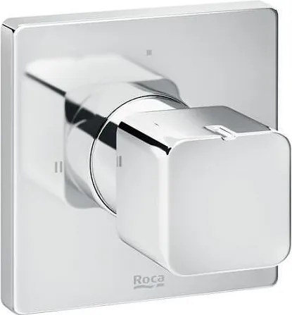 Вграден двупътен превключвател за вана/душ, Square Aqua