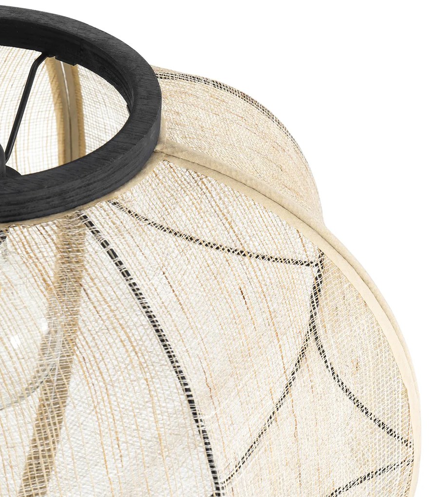 Смарт висяща лампа кафява 48 см вкл. Wifi G95 - Rob