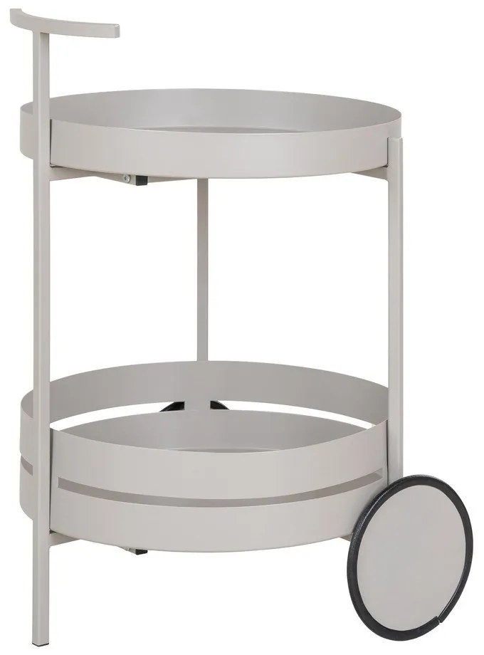 Метална маса за сервиране на колелца 40x49,5 cm Beja – House Nordic