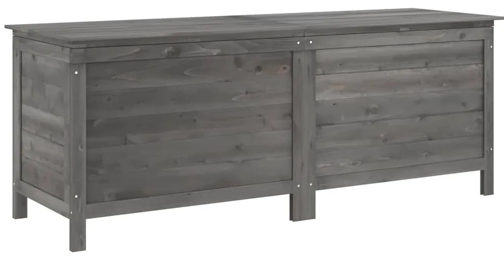 364758 vidaXL Градинска ракла антрацит 150x50x56,5 см чам масив