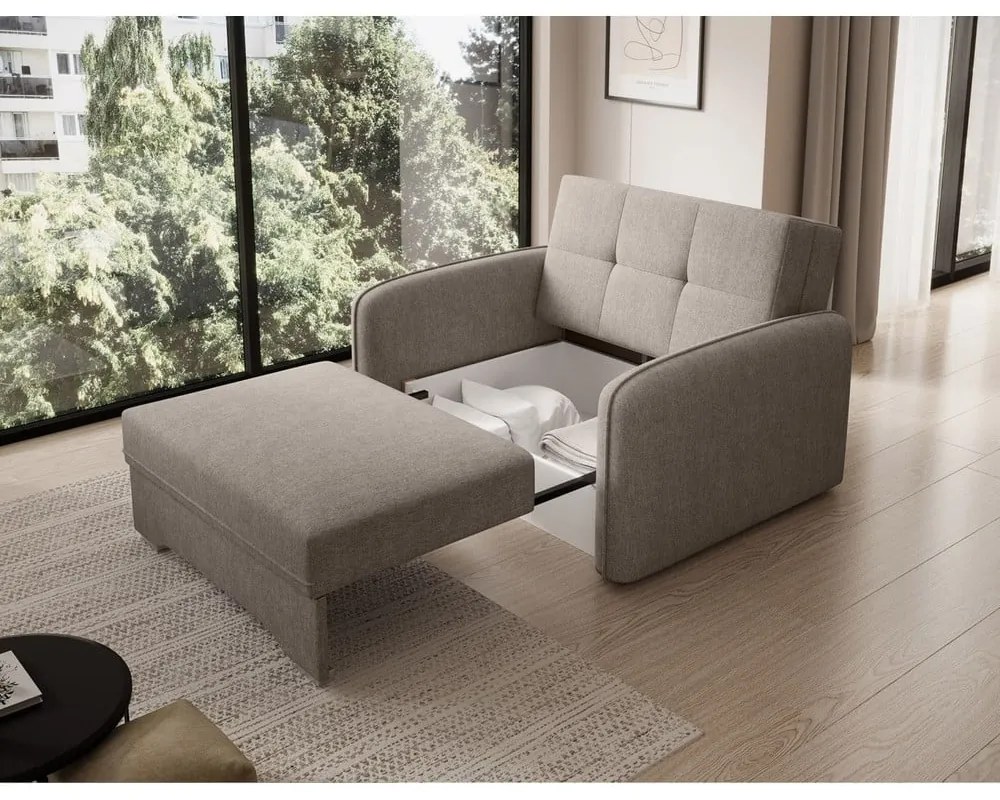 Бежово кресло Laine – ELTAP