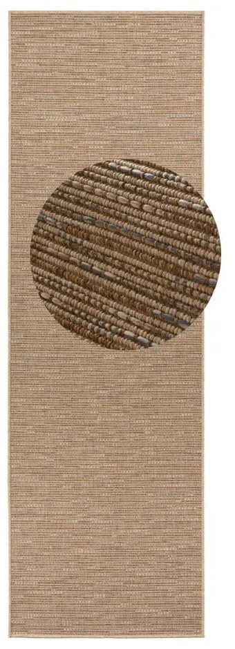 Кафяв мокет , 80 x 500 cm Nature - BT Carpet