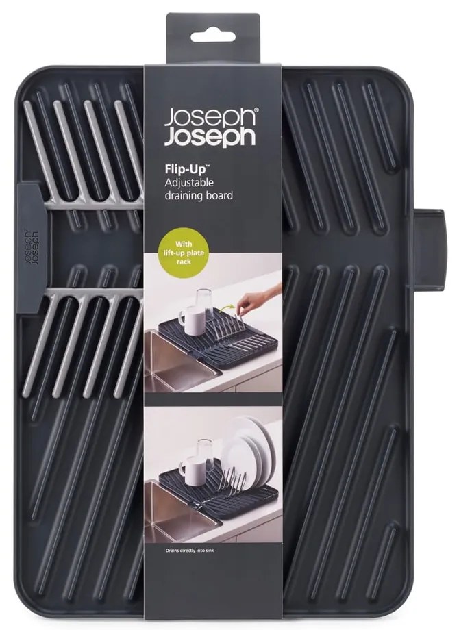 Сива тава за оттичане Flin-Up Flip-up™ - Joseph Joseph