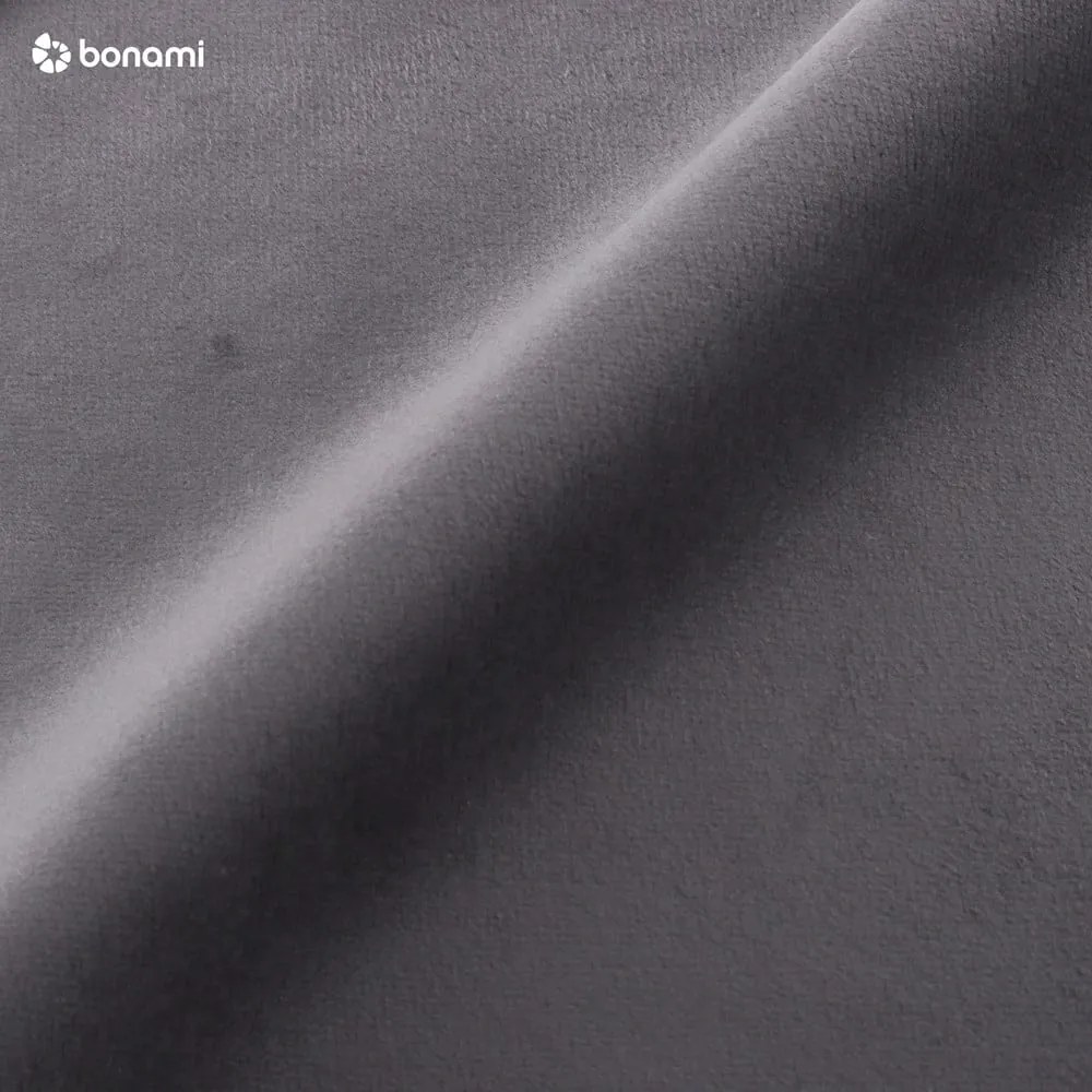 Сиво двойно легло 180x200 cm тапицирано с място за съхранение с включена подматрачна рамка Campi – Cosmopolitan Design