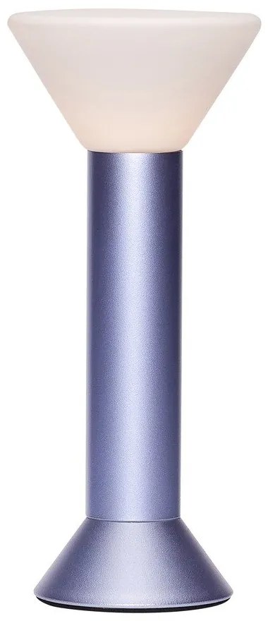 Лилава затъмняваща се настолна лампа (височина 30 cm) Flash – Hübsch