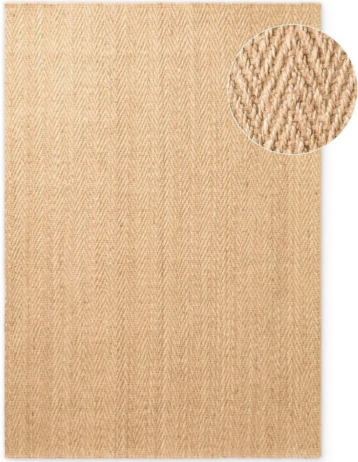 Ръчно изработен ютен килим в светло естествен цвят 200x300 cm Mirabelle – Villeroy&amp;Boch