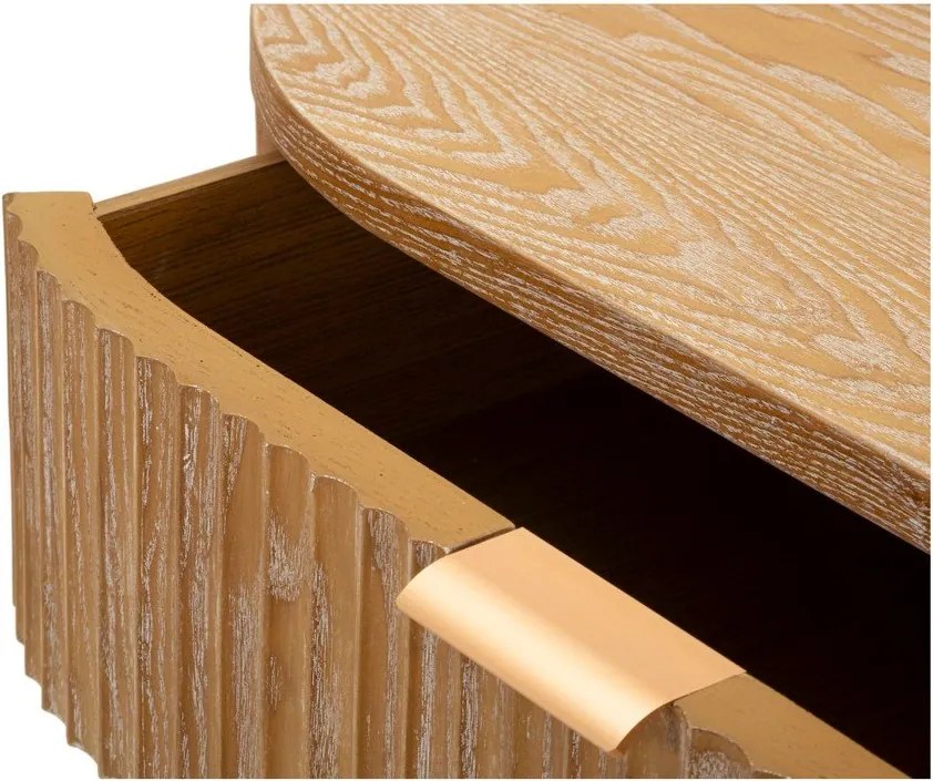 Скрин от масивна ела в естествен цвят 81x82x46 cm Gothenburg – Mauro Ferretti