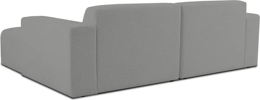 Сив ъглов диван от букле (десен ъгъл) Roxy – Scandic