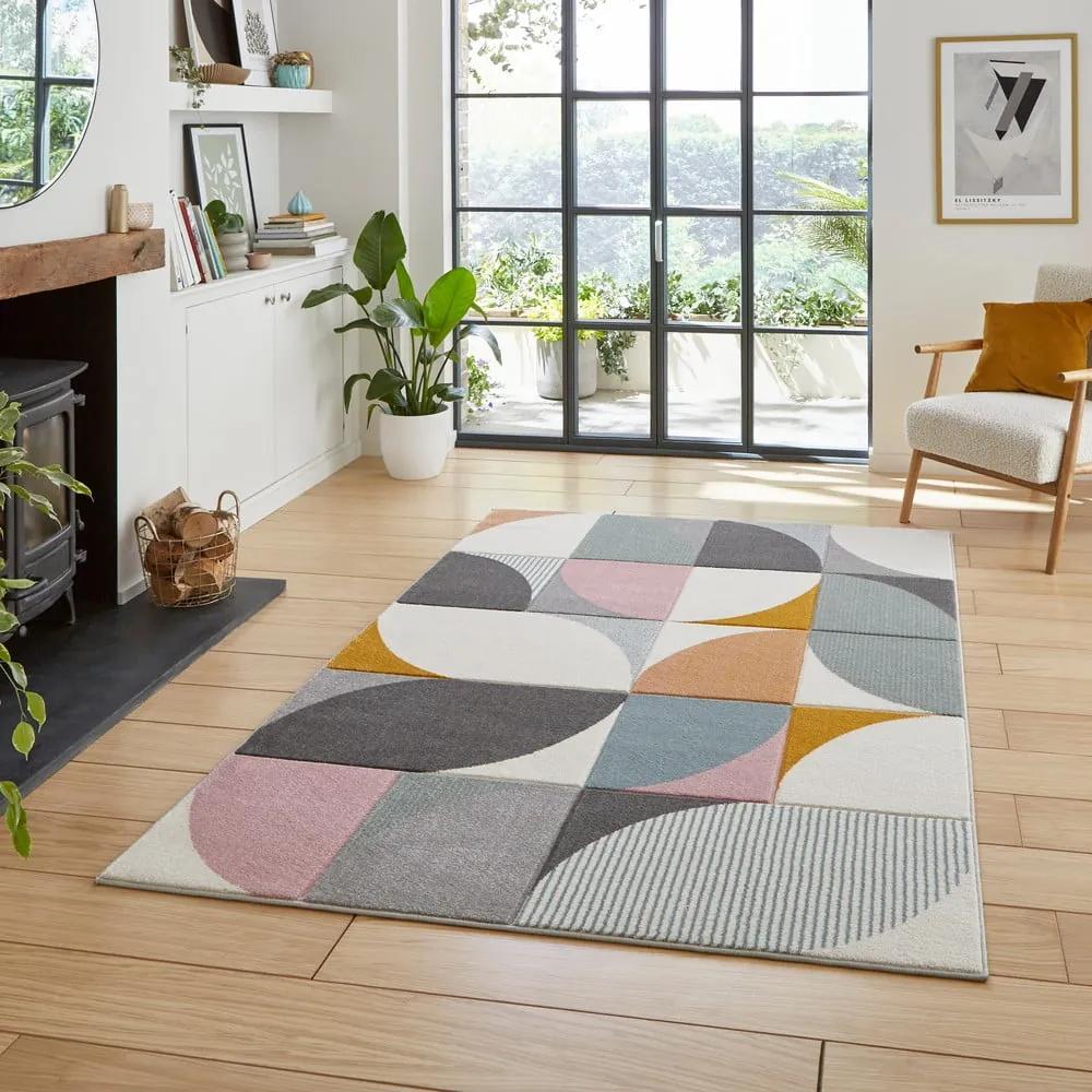 Сив килим 80x150 cm Matrix – Think Rugs