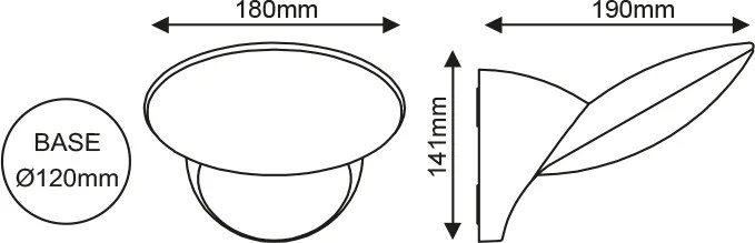 Аплика Градина LED Mira Oval