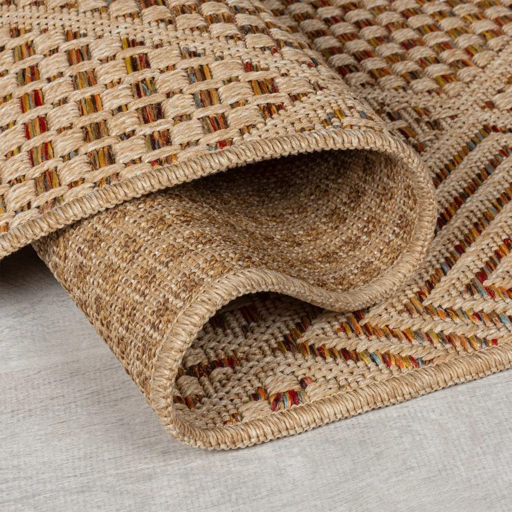 Външен килим в естествен цвят 160x230 cm Nora Diamond – Flair Rugs